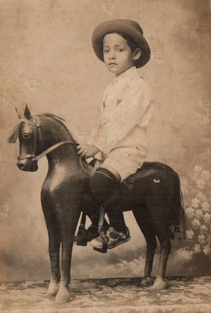 Niño en caballito