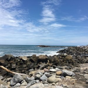 Playa rocosa