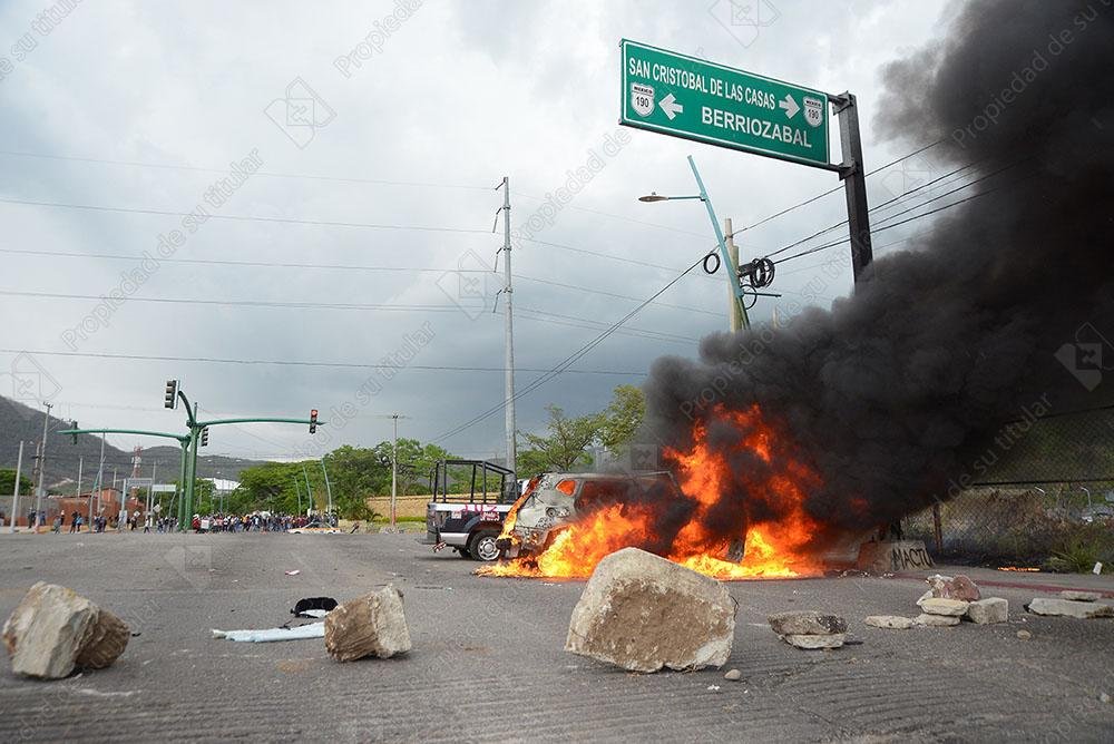 Protesta incendiaria 2
