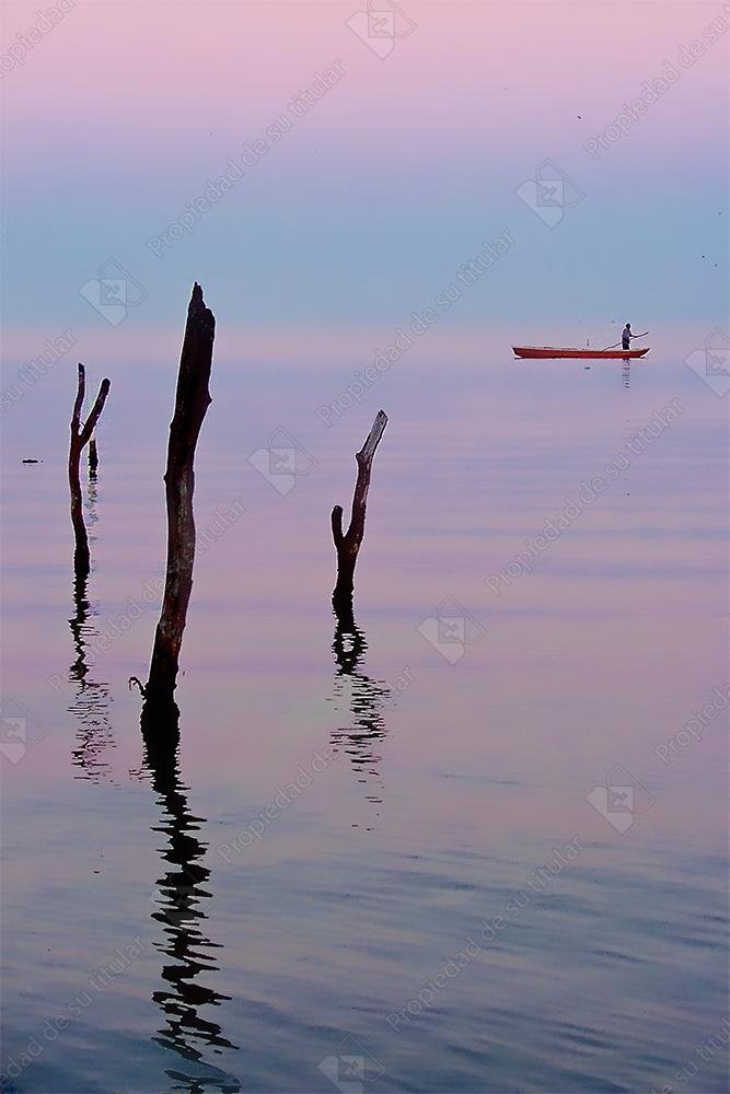 Pescador de amanecer