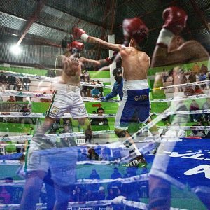Una noche de box